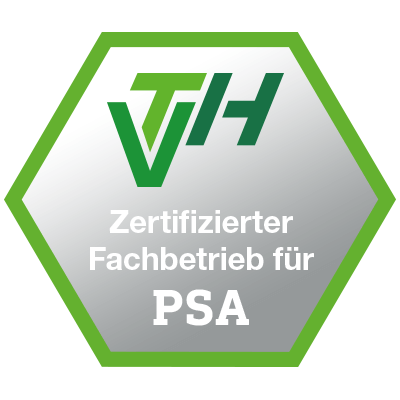 VTH Zertifizierter Fachbetrieb für PSA